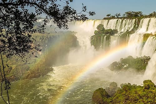 Brazil-Iguazu Falls Landscape of waterfalls Landscape Print
